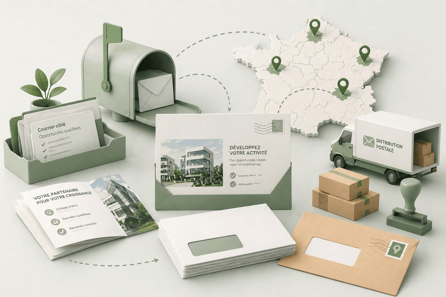 Service Mailing postal B2B : Verdi Events